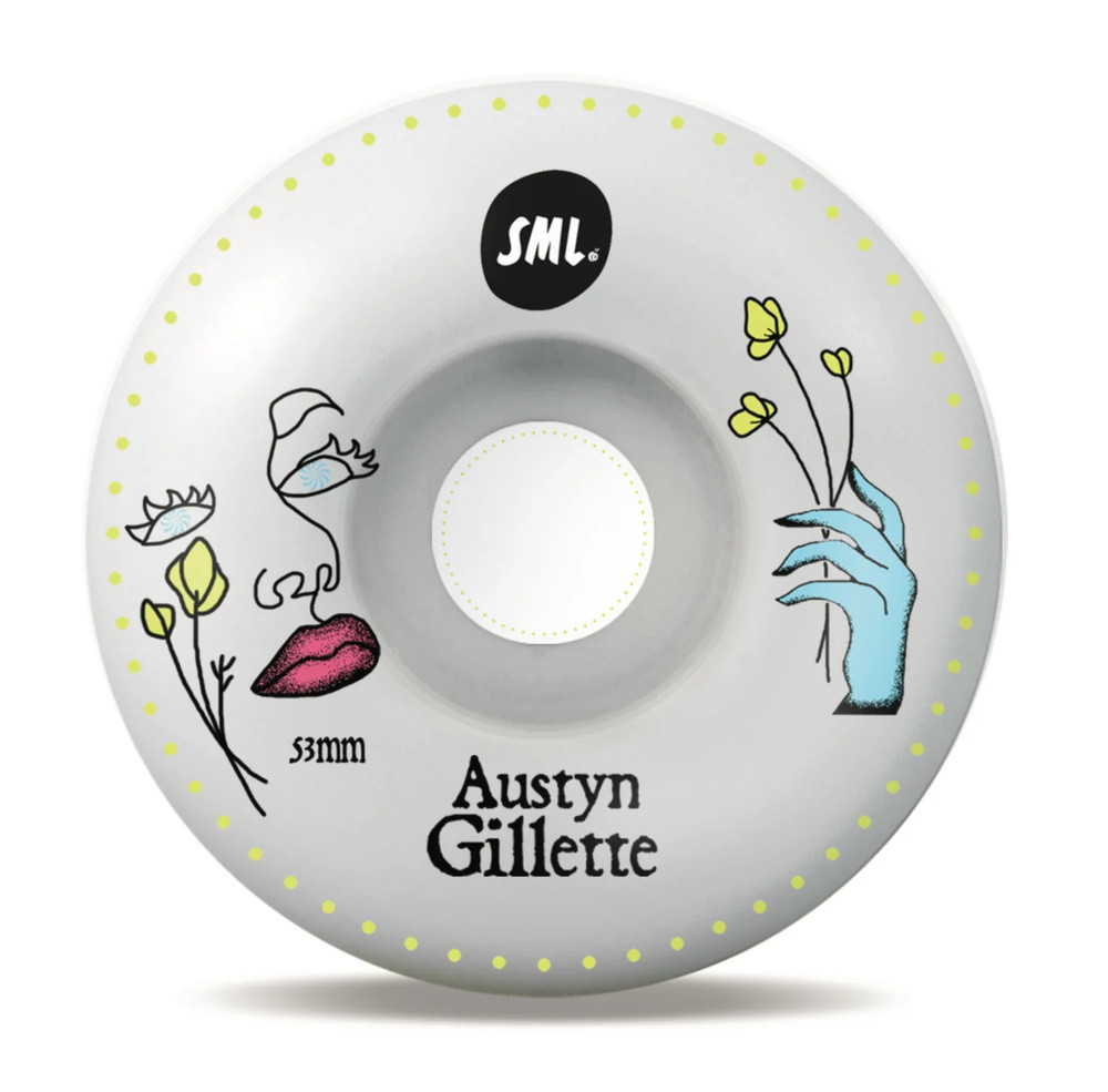 Sml. Wheels skateboard wheels 53mm Conical 99a Austyn Gillette