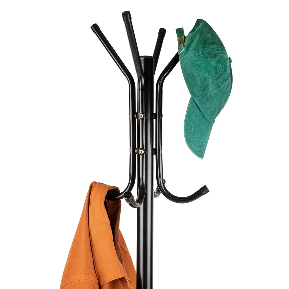 Mind Reader Freestanding Coat Rack, Multi-Tier Organizer for Office and Entry...