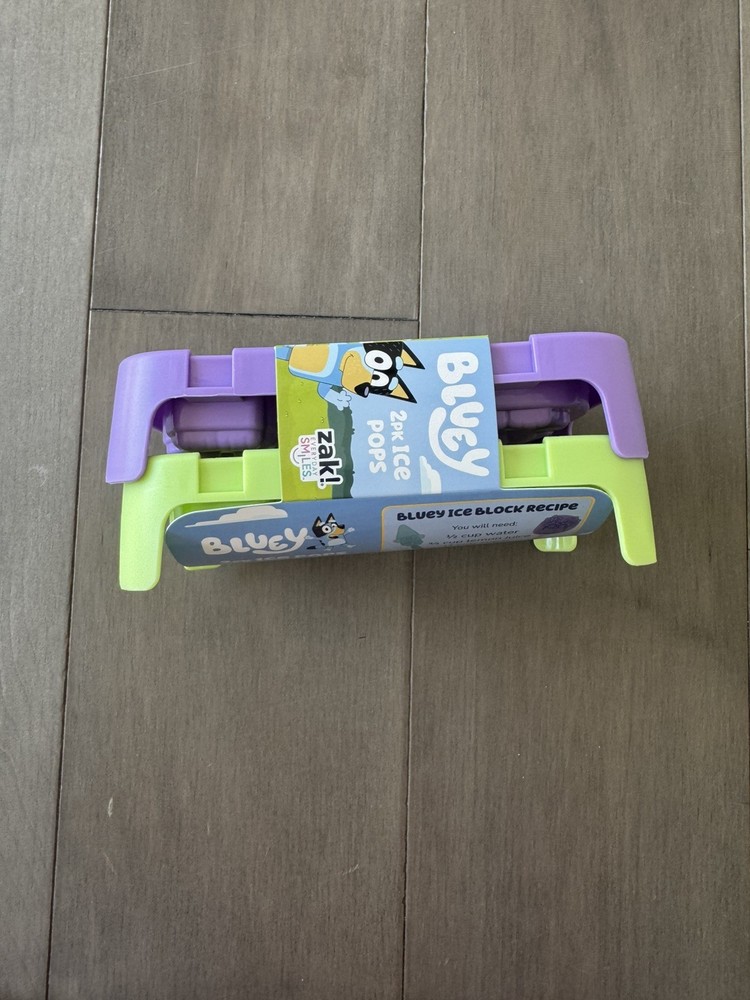 2 pack Zak Disney 4 Ice Pop Bluey Stackable Ice Pop Trays new popsicle