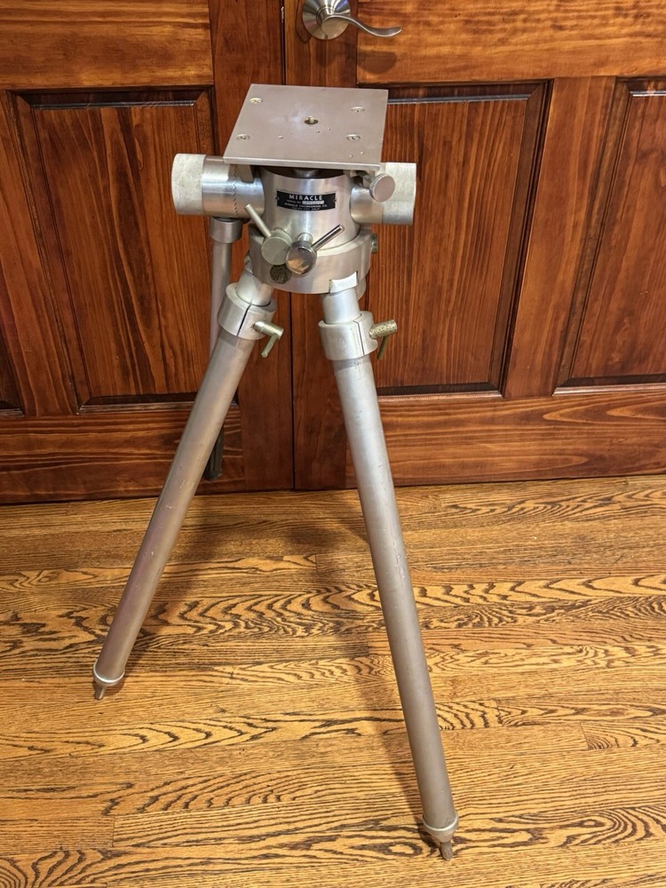 Vintage Miracle Professional Tripod aluminum 60 “