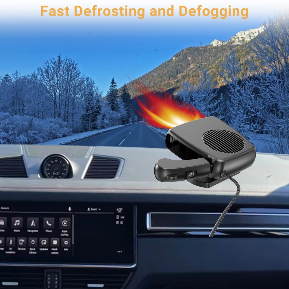 12V Car Heater, 200W Heaters That Plug Into Cigarette Lighter
