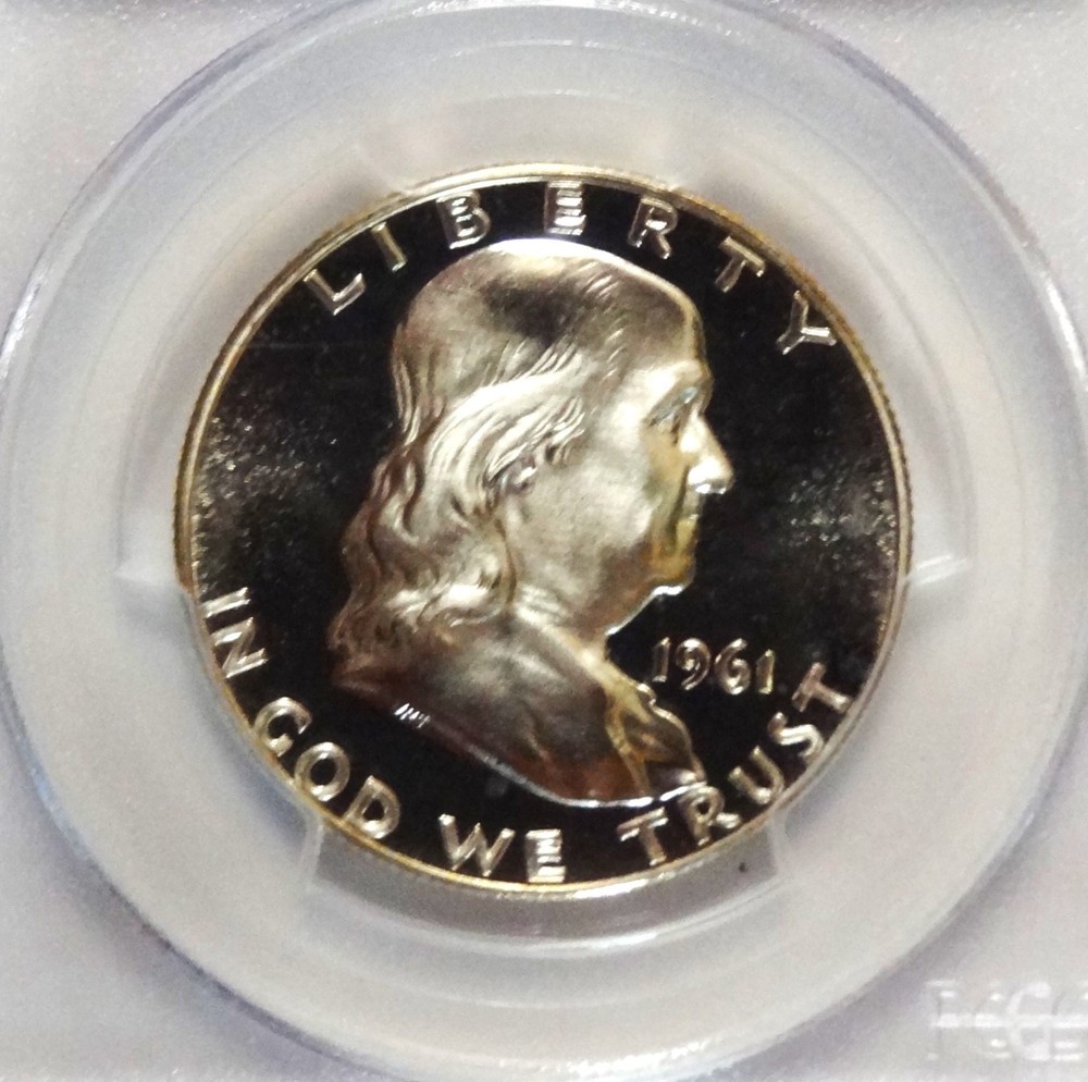 1961 FRANKLIN HALF DOLLAR PCGS PR67