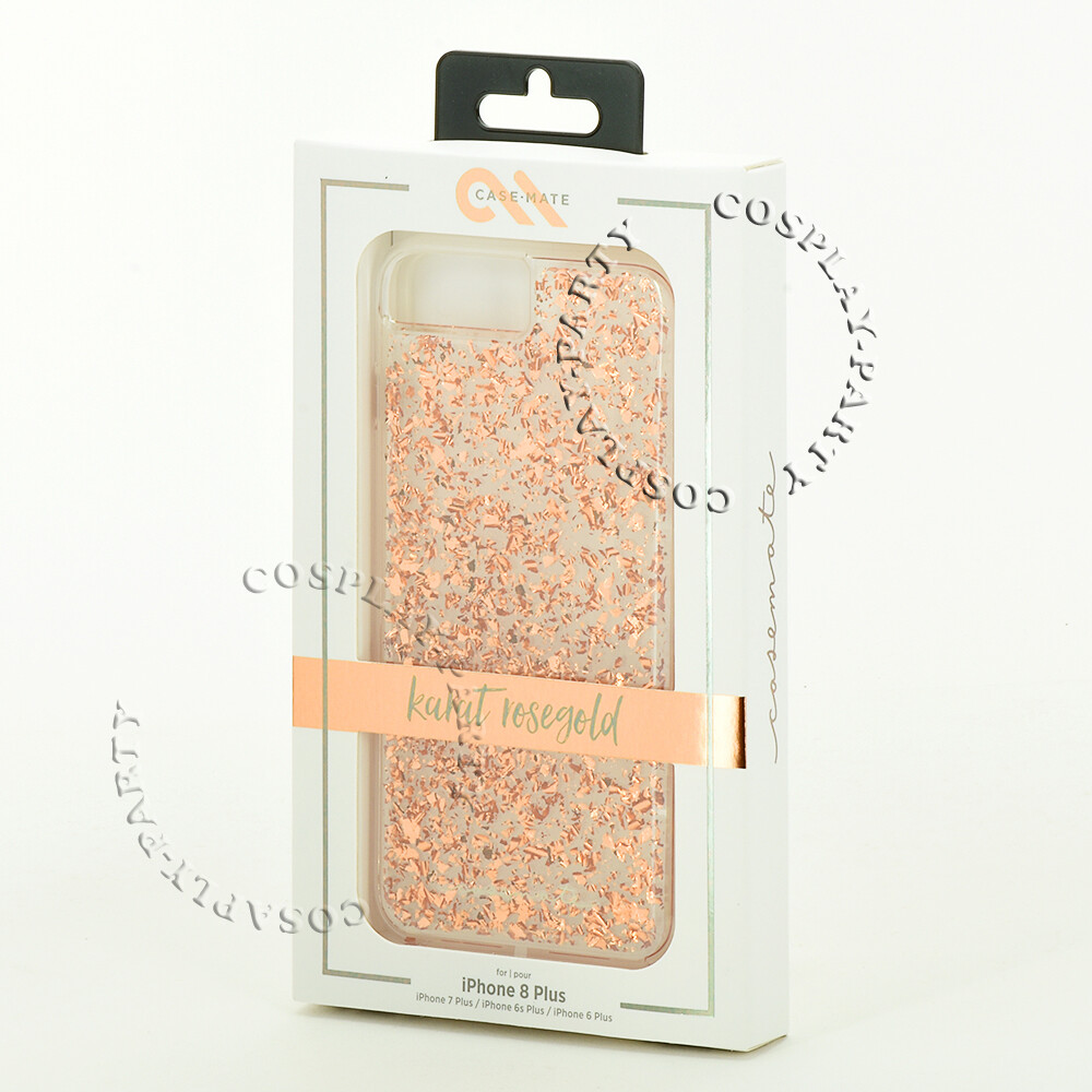 Case Mate Karat iPhone 7 Plus / iPhone 8 Plus Dual Layer Case Cover - Rose Gold