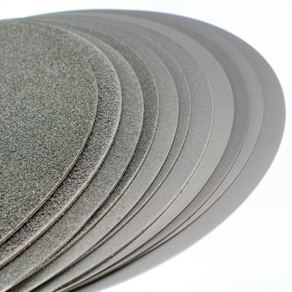 12" inch Diamond Grinding Disc Grit 46-2000 Flat Lap Disk Abrasive Wheel Tools