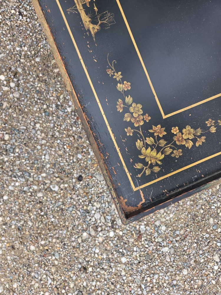 Gilded Chinoiserie Style Side Table