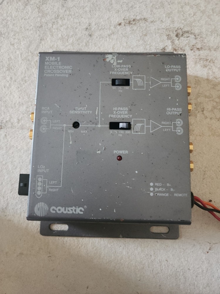 Vintage Coustic Mobile Electronic Crossover XM-1
