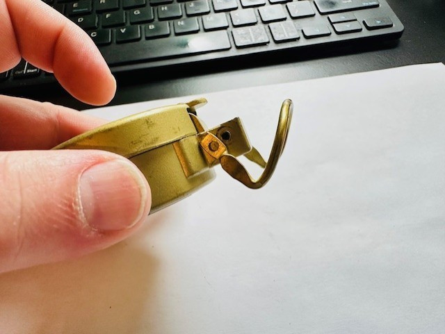 Engineer Directional Compass - Gold Toned Metal ( Needs TLC )