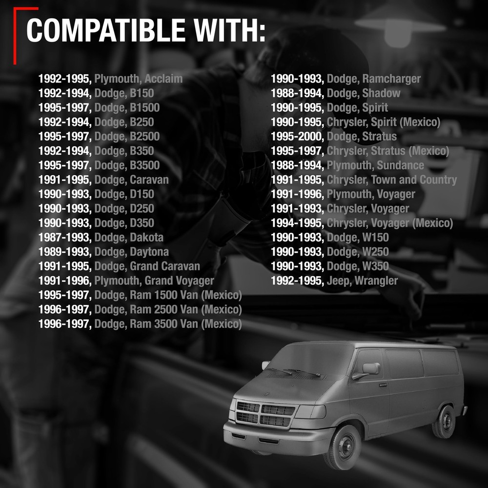 Window Crank Handle, Left/Right for Dodge RAM 1500, 2500, 3500