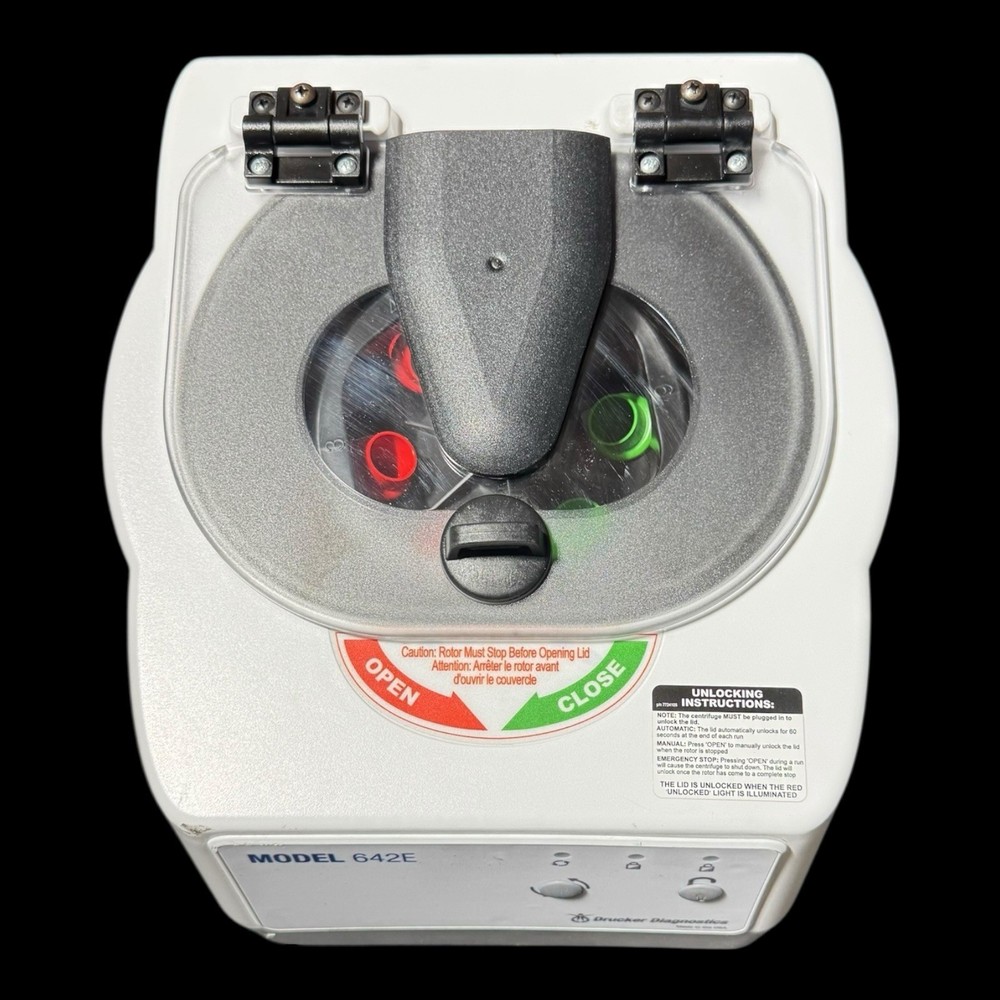 Drucker Diagnostics 642E Compact Single Speed Electronic Centrifuge