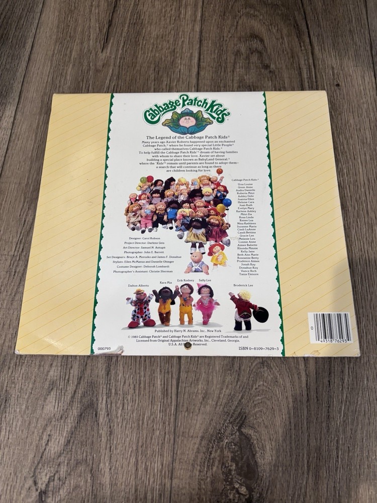 1986 cabbage patch kids calendar