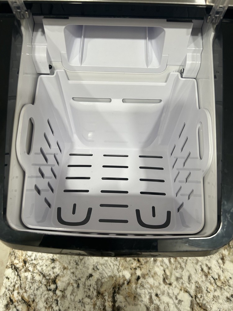 Thereye Countertop Self-Cleaning Nugget Ice Maker, Pebble Machine,