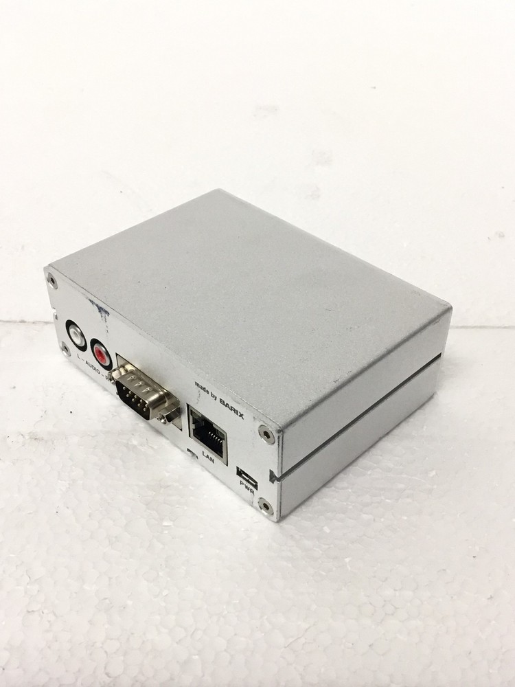 Barix Instreamer 2012.8076 IP Audio Encoder No AC Adapter, WORKING FREE SHIPPING