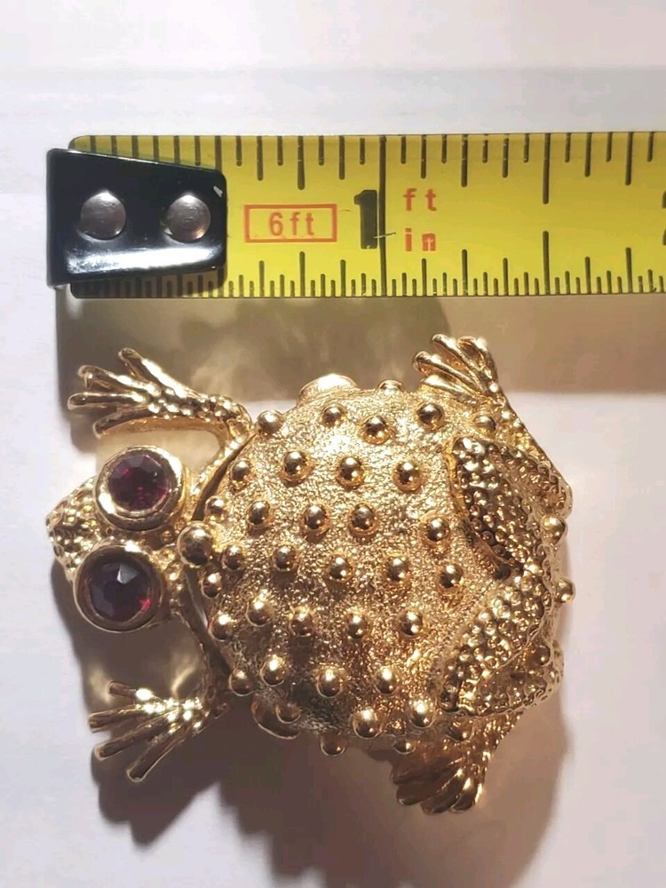 Helena Rubinstein Heaven Scent Solid Perfume Compact Frog Red w/ Perfume
