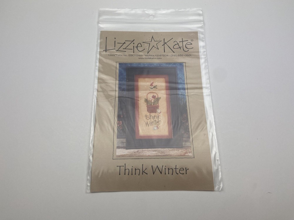Lizzie Kate Think Winter Counted Cross Stitch Pattern 6P