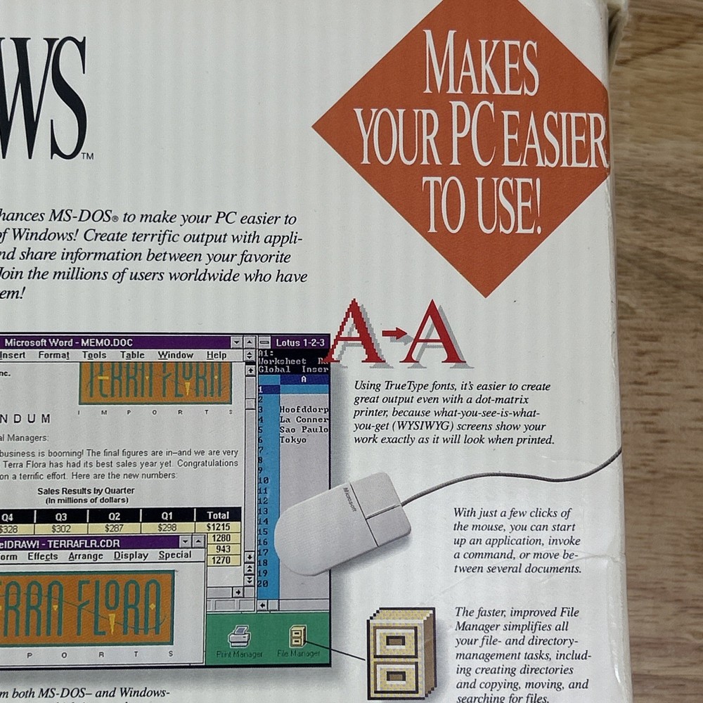 Microsoft Windows 3.1 Operating System Vintage PC Software Complete 6 Disk Set