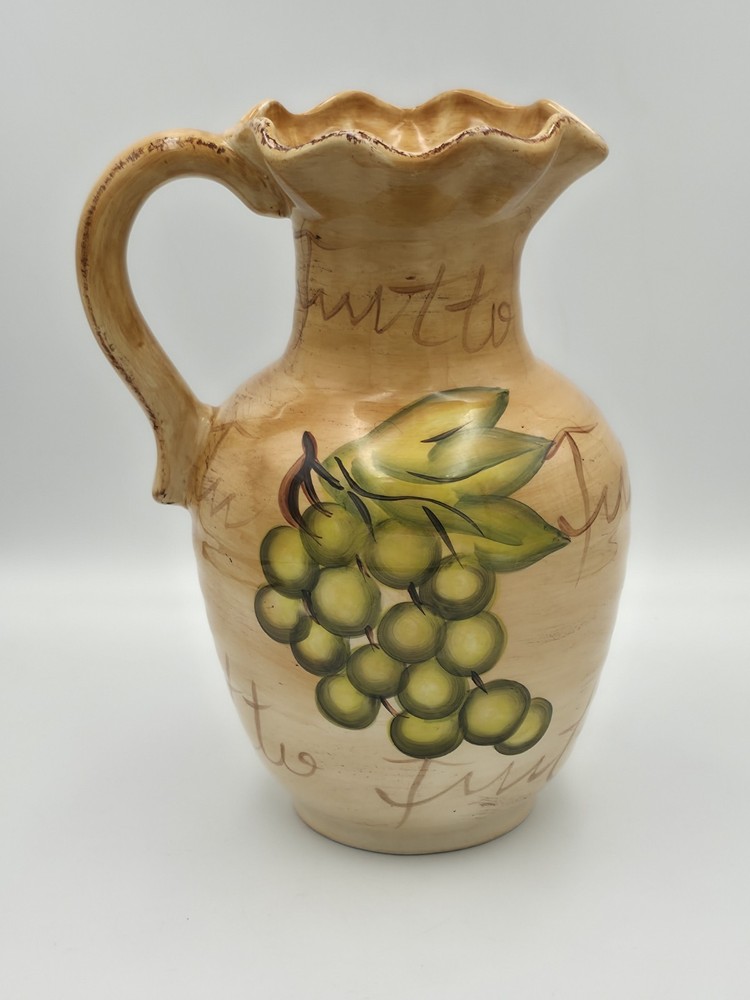 tan el camino grape linens n things pitcher 10''