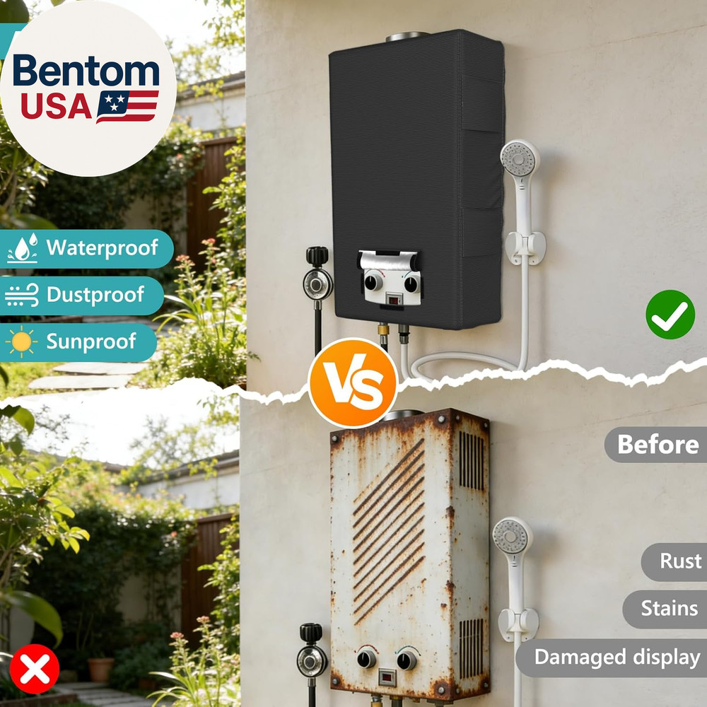 Outdoor Tankless Water Heater Cover,Suitable for 10L 2.64 GPM Portable Camping W