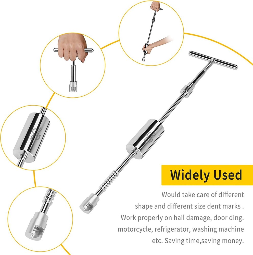 Professional Paintless Dent Removal Tool Car Dent Repair Puller Kit