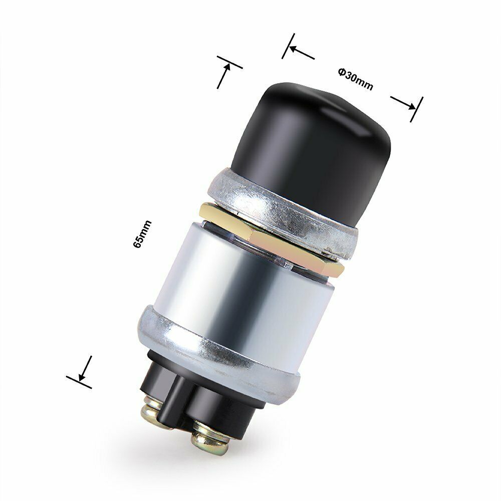 50A Push Button Momentary Starter Ignition Switch On Off SPST 12V For Marine