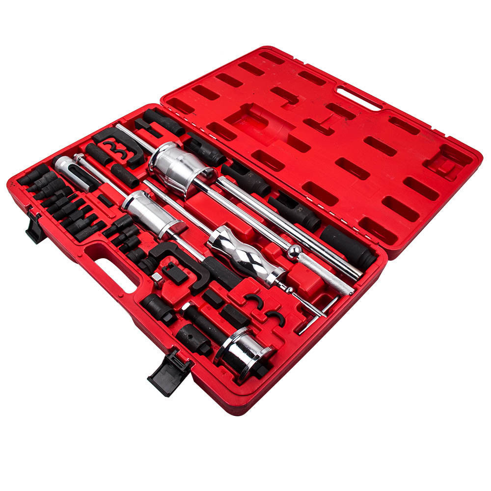Diesel Injector Extractor Master Set, Slide Hammer Remover Puller Complete Tool