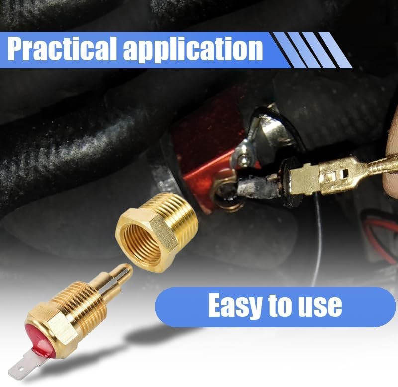 185-175°F Cooling Fan Thermostat Switch 3/8" Pipe Thread