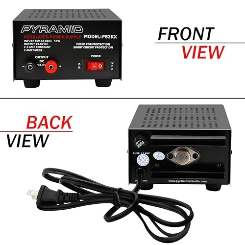 Universal Compact Bench - 2.5 Amp Linear Regulated Home Lab Power Supply