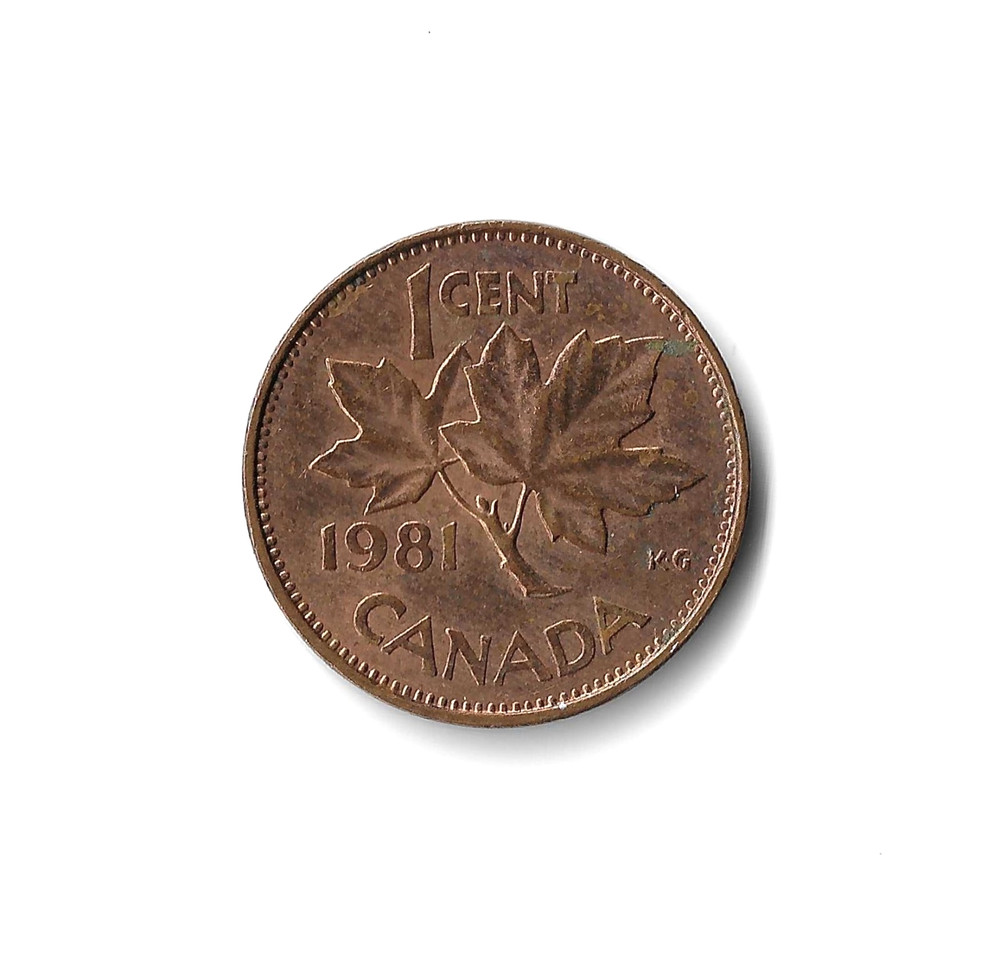 1981 Canada - 1 Cent - 634 - Bronze - 2.8g