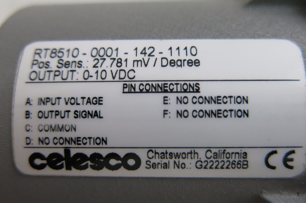 Celesco RT8510-0001-142-1110 ENCODER, NEW