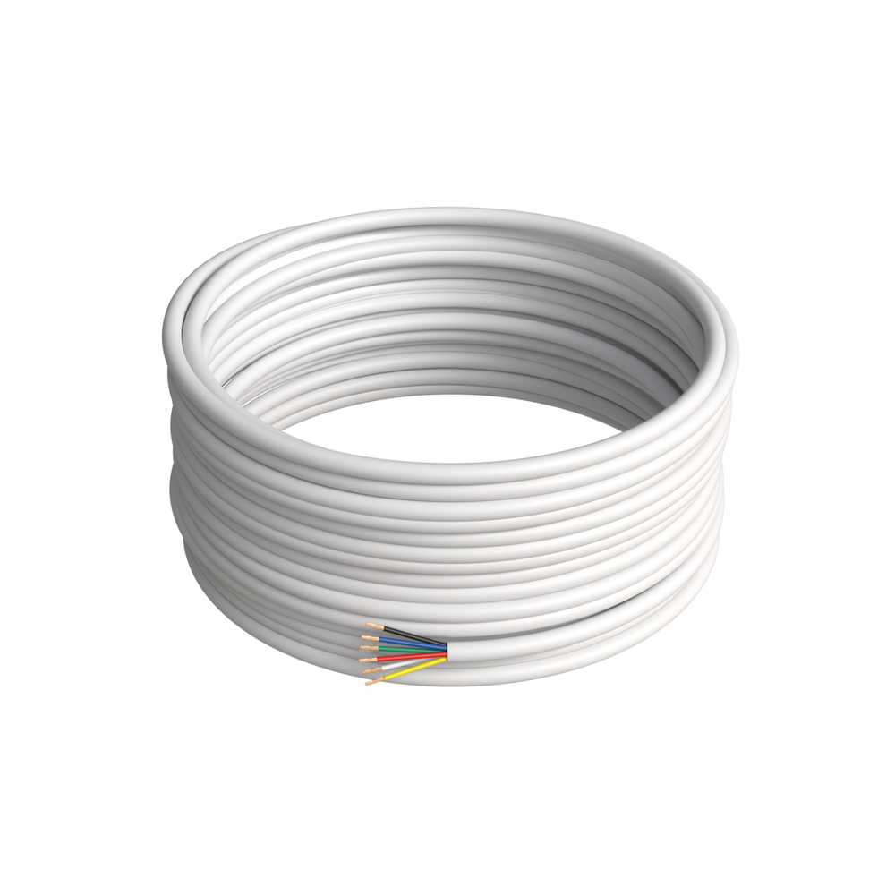Alarm Security Cable 22/6 Gauge 1000FT Stranded CCA Conductor FTP Shielded Wire