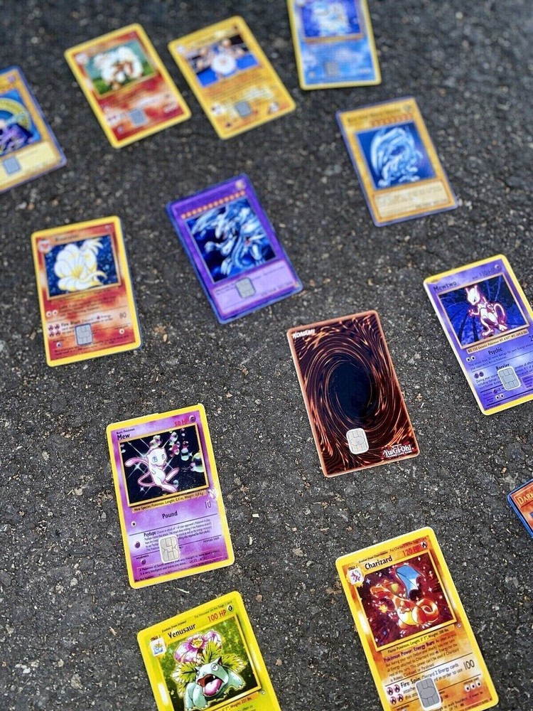 Ameriican Expresss Floral AMEXX Credit Card SMART Sticker Skin Wrap