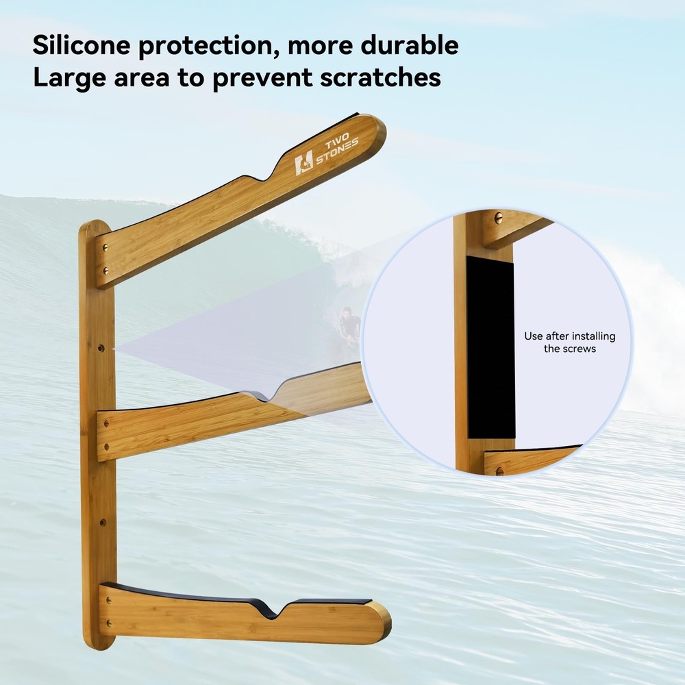 Surfboard Rack for Wall | Surfboard Wall Mount | Surfboard Wall Rack | Paddle...