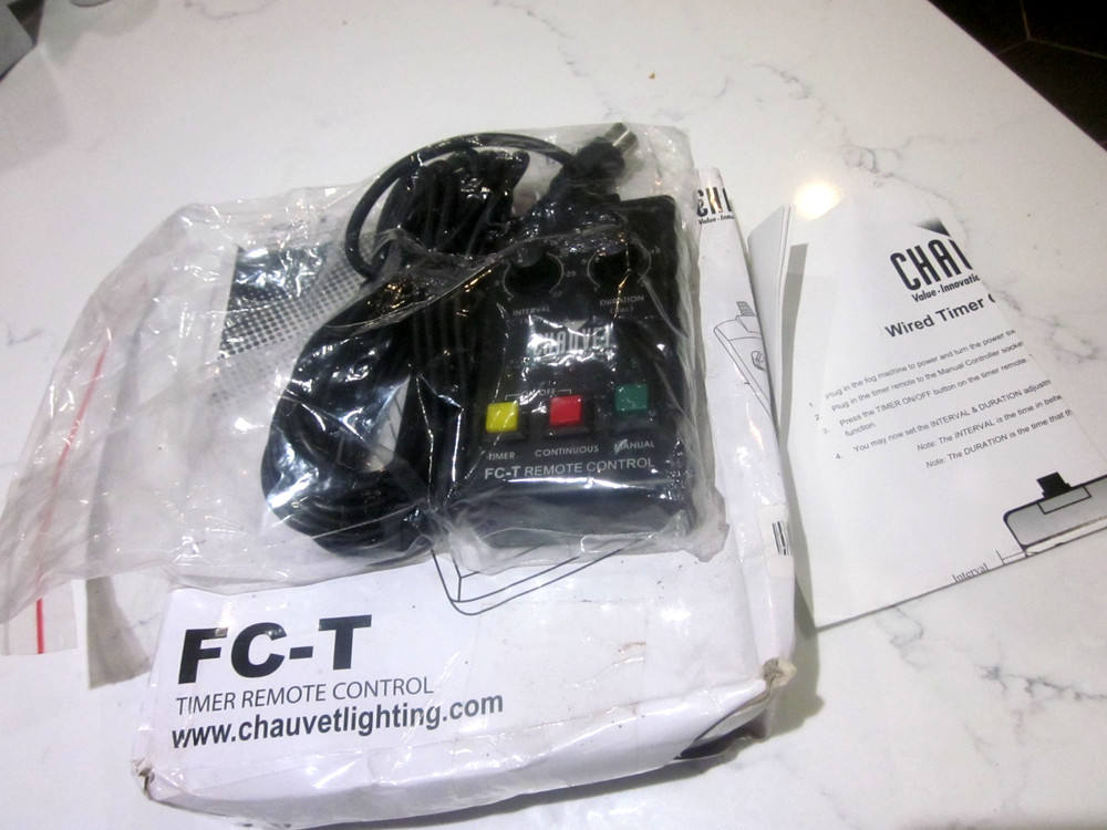 CHAUVET Timer Remote Control, Black (FC-T)