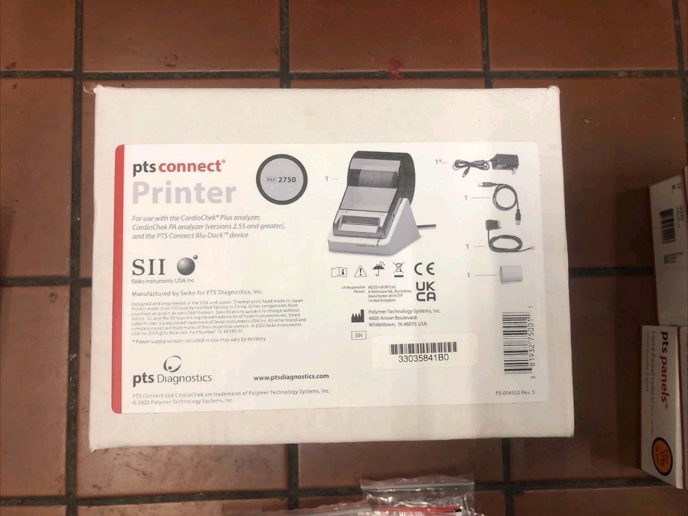 PTS CardioChek Plus 2700 Analyzer Set w/ Printer Lipid Panel eGLU Kit