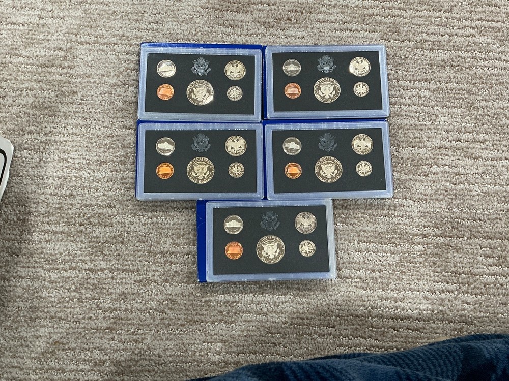 (5) 1983-S U.S. Mint Proof Sets in original packaging