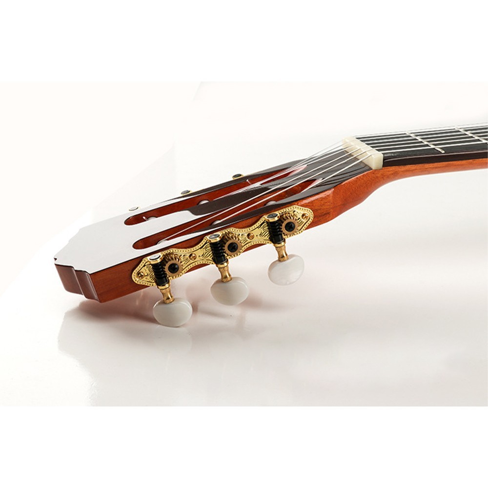 All-Solid Classical Guitar with Solid Spruce Top,Equipped High-Quality Strings.