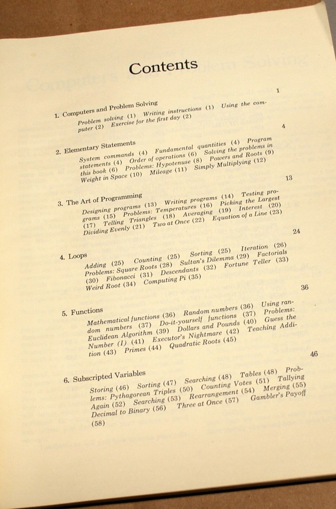 The BASIC Workbook Creative Techniques for beginning Programmers