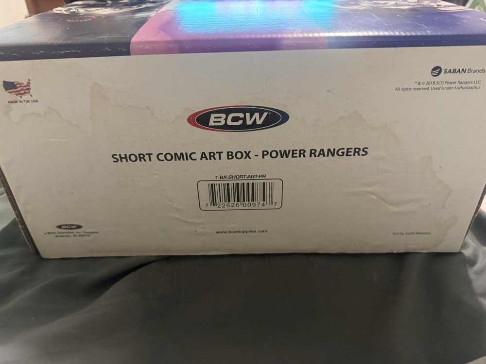 Short Comic Box - Art: Power Rangers - BCW Comic Storage Boxes (BCWCB)