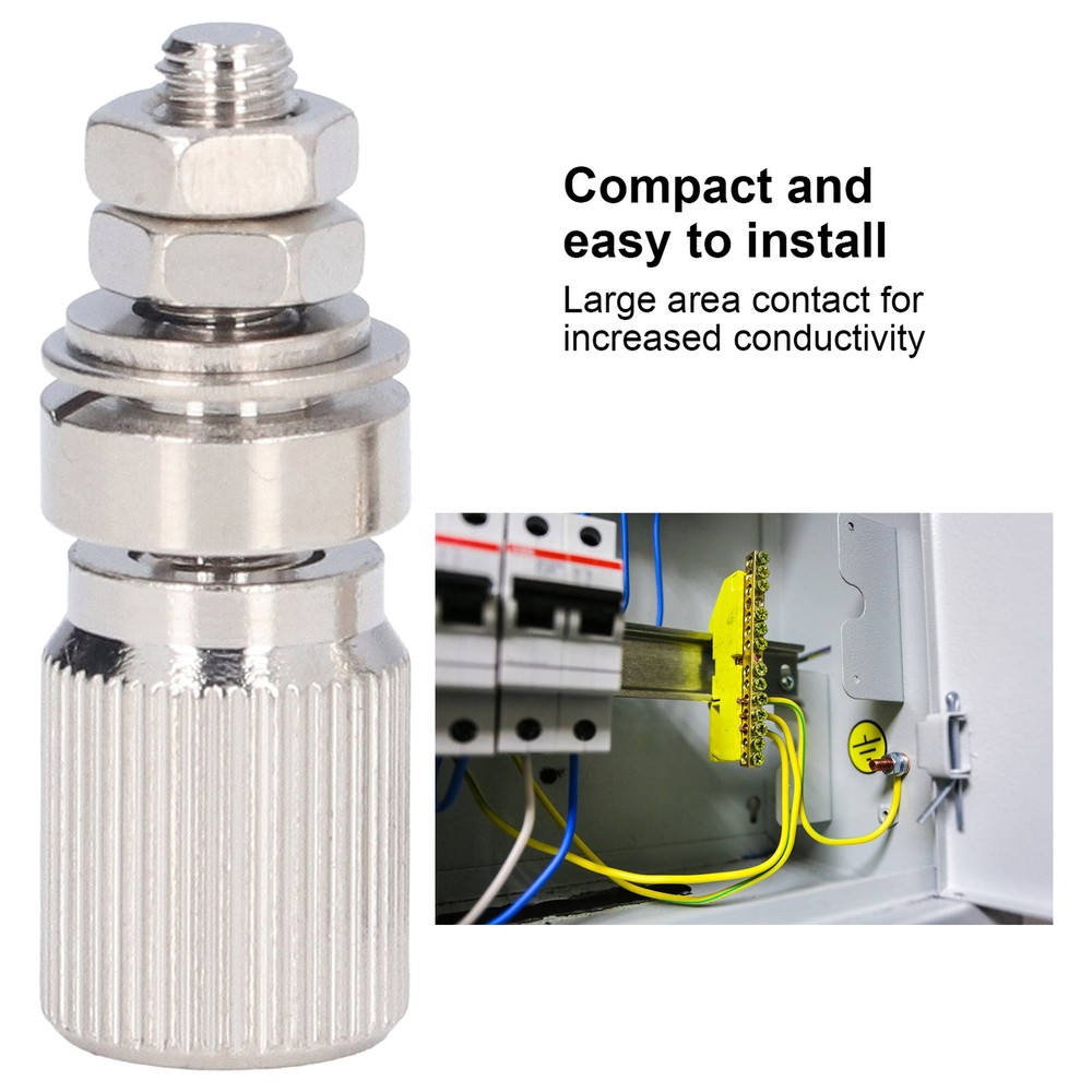 2Pcs Terminal Binding Post No Insulation Power Grounding Terminal Post BYE