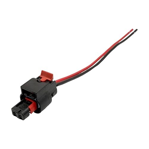 2-Pin Ignition Coil Connector Pigtail (Female), 2-Pack — Compatible with