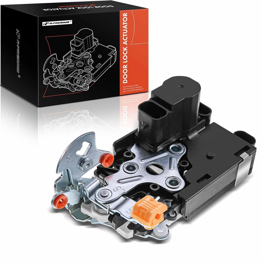 A-Premium Front Door Lock Actuator Driver Side Left Side, Black