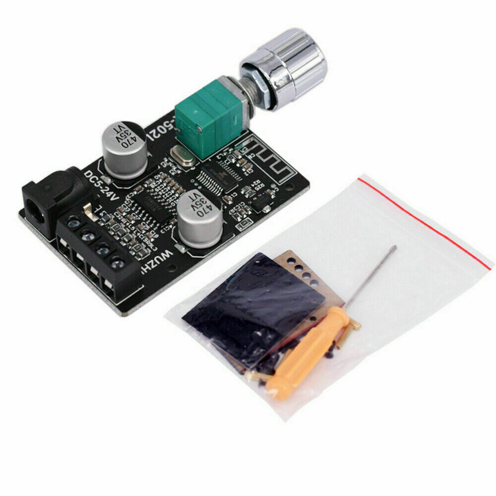 Bluetooth 5.0 Audio Stereo Module Digital Amplifier Board Module 50W+50W + Shell