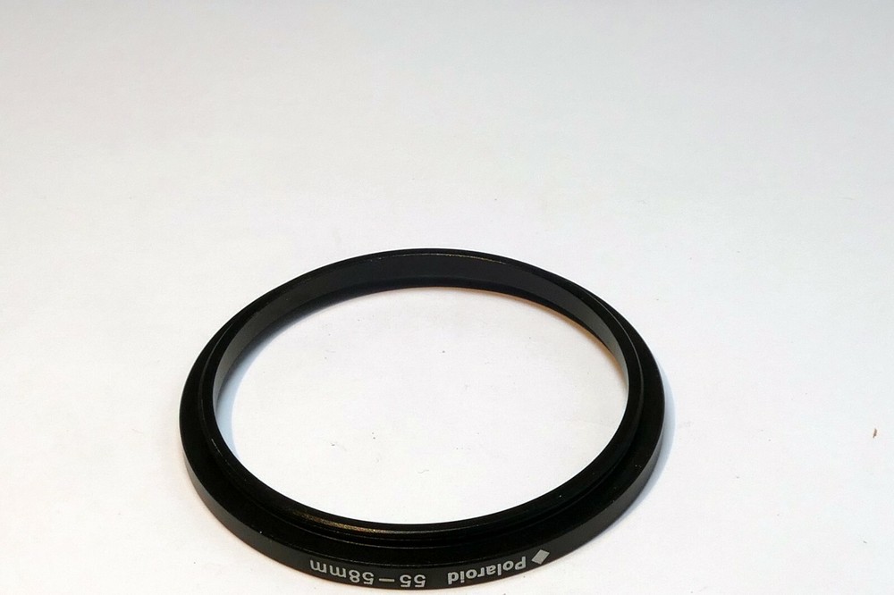 Polaroid 55mm to 58mm ring Metal adapter threaded step-up