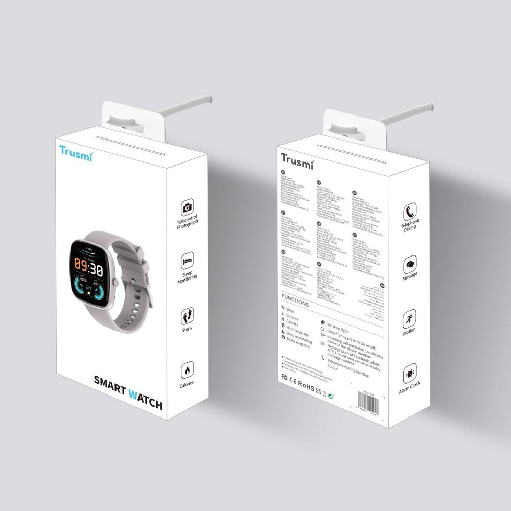 Trusmi Smart Watch Grey