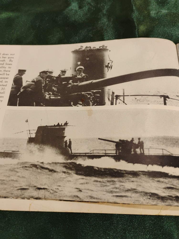 WW2 ONI RESTRICTED Axis Submarine Manual enemy sub operations and uses