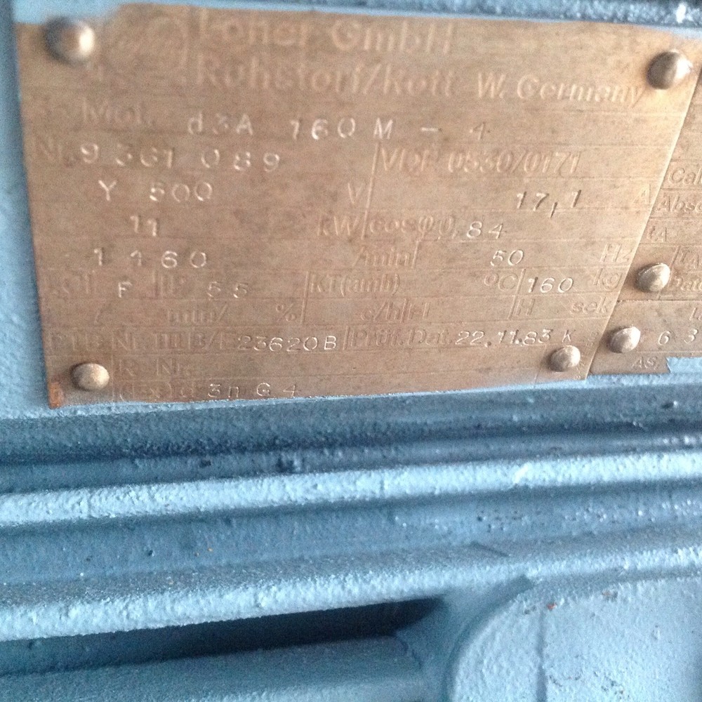 Westfalia Separator. Model KA-30-06-576, With Control Panel.