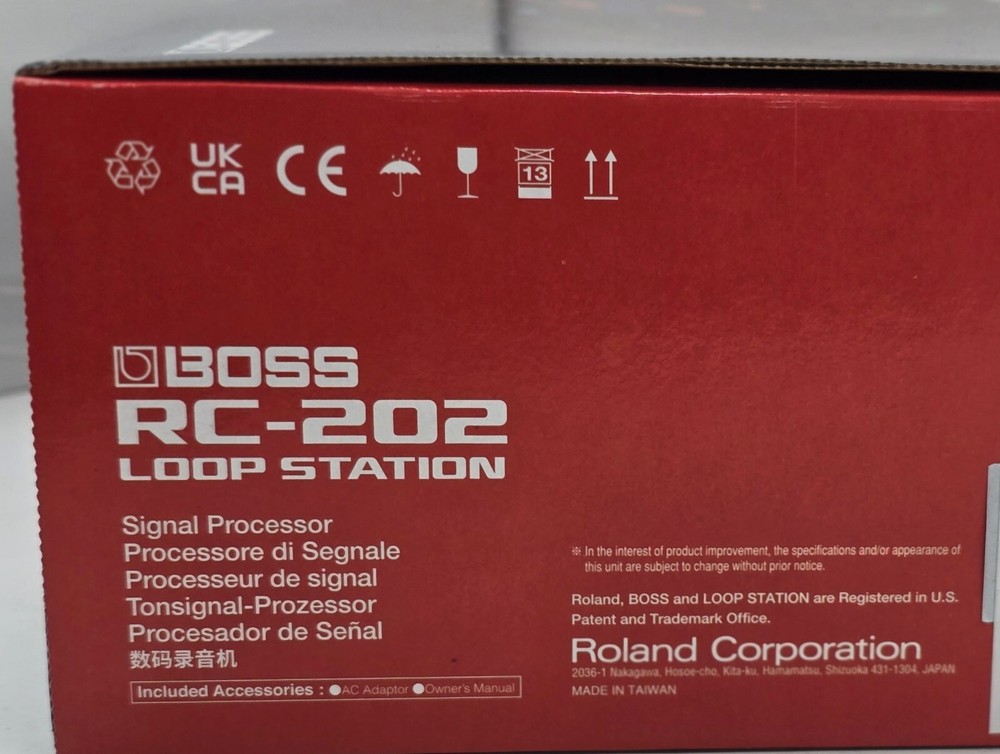 Boss RC-202 Loop Station New