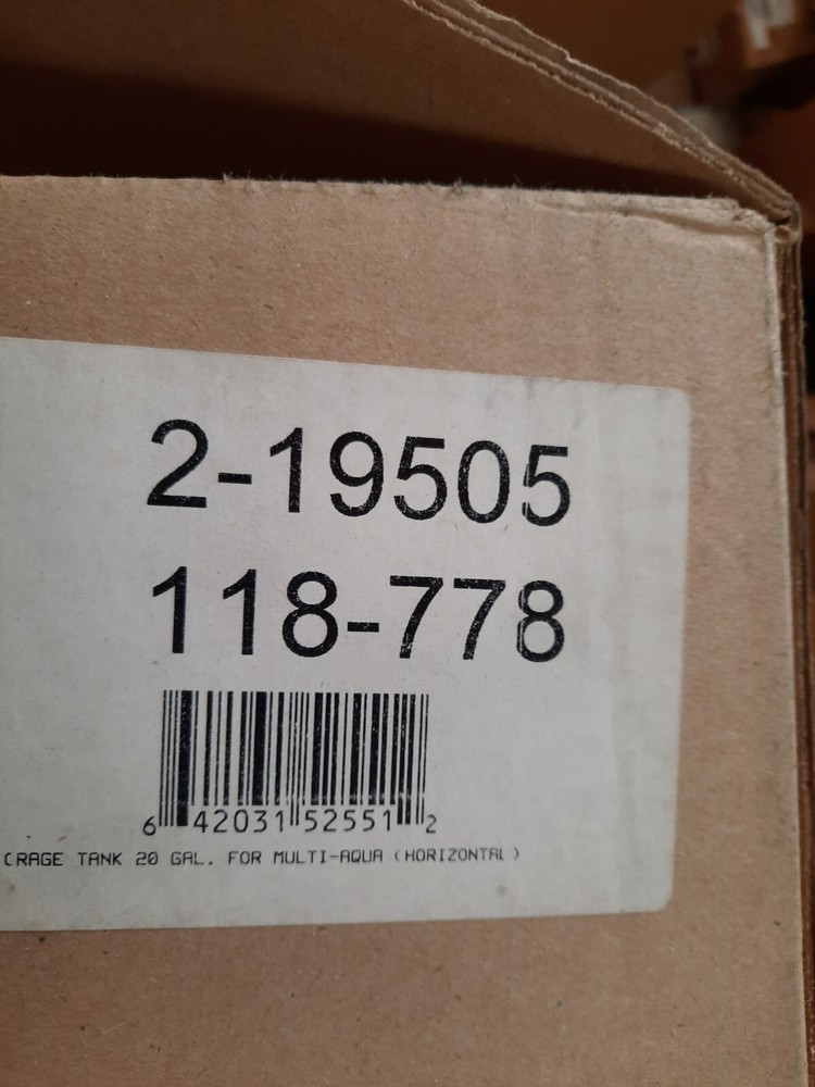 AMTROL 20 GALLON HORIZONTAL STORAGE TANK - 125 PSI