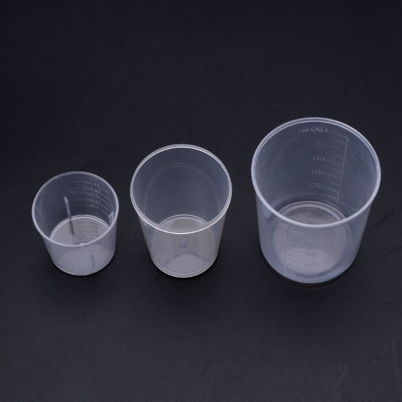 3Pcs Multipurpose Measuring Cups Epoxy Mixing Cups Liquid Container Cups