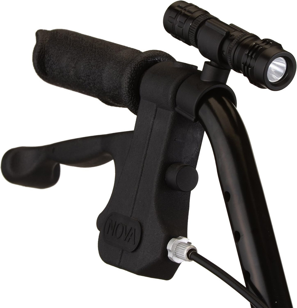 NOVA Flashlight for Canes, Walkers, Rollators, Strollers and Bikes, Comes with