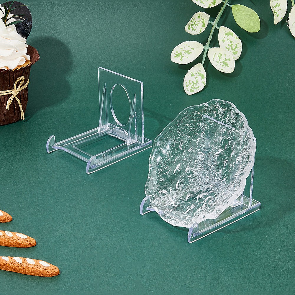 20sets Transparent Acrylic Multi-Function Display Holder Jewelry Adjustable